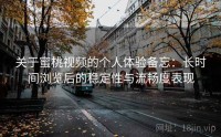 关于蜜桃视频的个人体验备忘：长时间浏览后的稳定性与流畅度表现