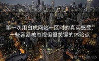 第一次用白虎网站一区时的真实感受：一些容易被忽视但很关键的体验点