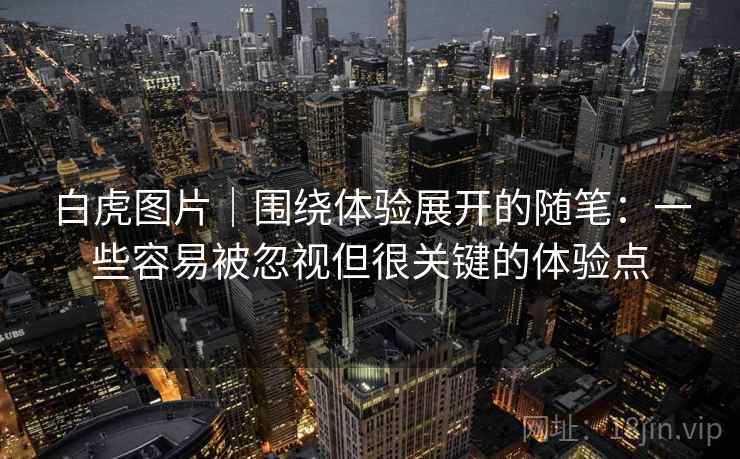 白虎图片｜围绕体验展开的随笔：一些容易被忽视但很关键的体验点