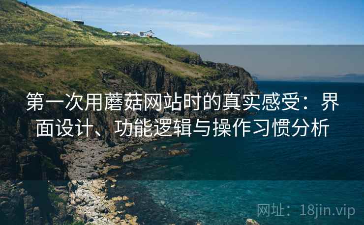 第一次用蘑菇网站时的真实感受：界面设计、功能逻辑与操作习惯分析