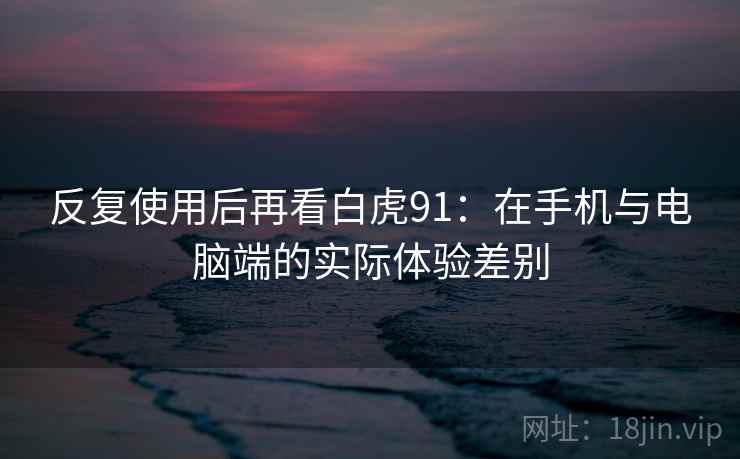 反复使用后再看白虎91：在手机与电脑端的实际体验差别