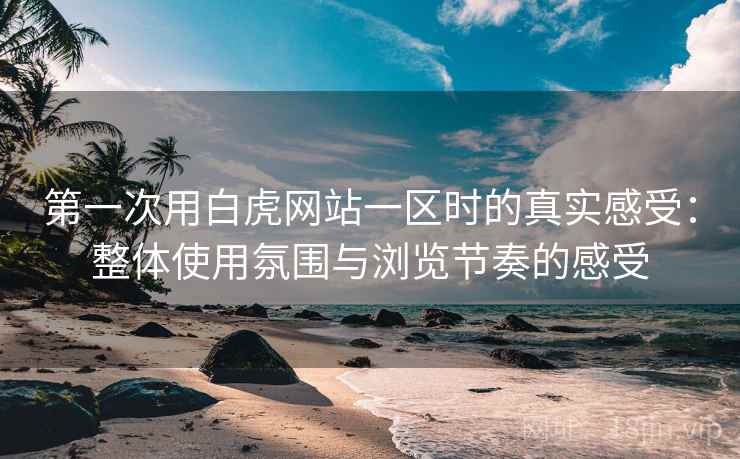 第一次用白虎网站一区时的真实感受:整体使用氛围与浏览节奏的感受 第一次用白虎网站一区时的真实感受:整体使用氛围与浏览节奏的感受