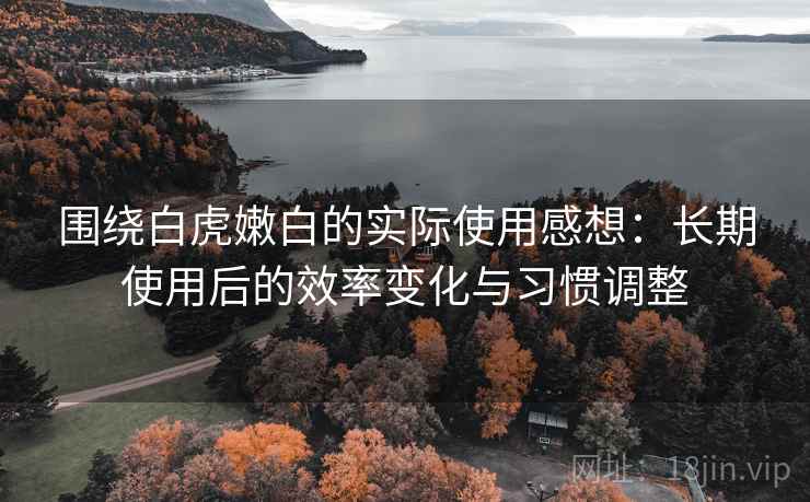 围绕白虎嫩白的实际使用感想:长期使用后的效率变化与习惯调整 围绕白虎嫩白的实际使用感想:长期使用后的效率变化与习惯调整