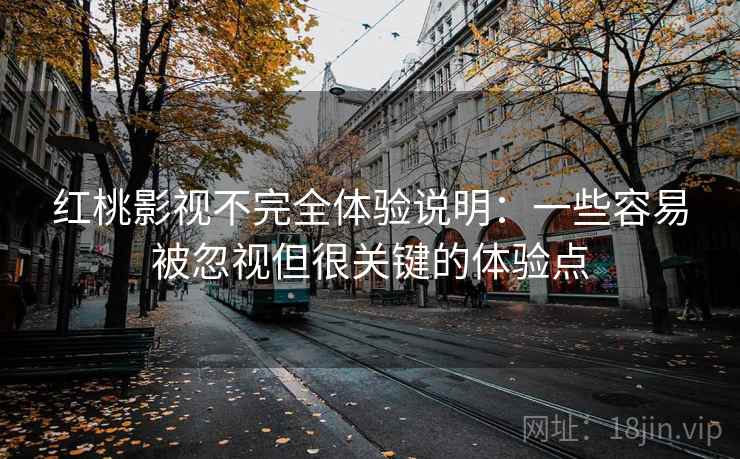 红桃影视不完全体验说明：一些容易被忽视但很关键的体验点