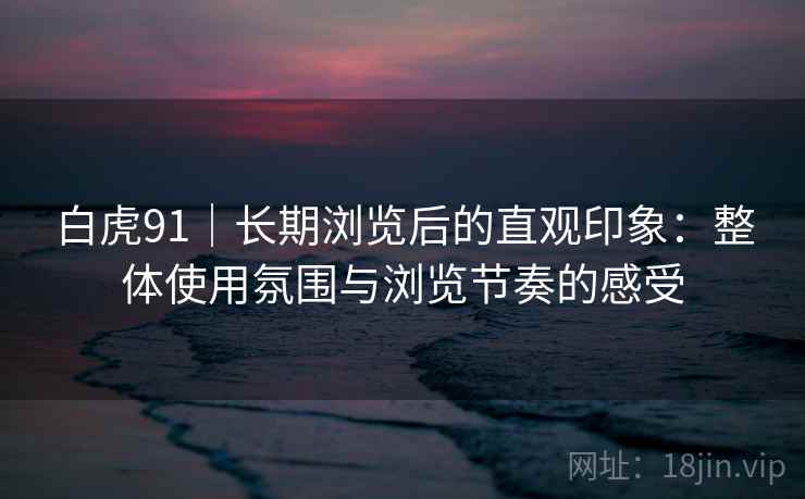 白虎91|长期浏览后的直观印象:整体使用氛围与浏览节奏的感受 白虎91|长期浏览后的直观印象:整体使用氛围与浏览节奏的感受