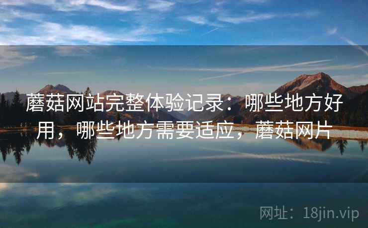 蘑菇网站完整体验记录:哪些地方好用,哪些地方需要适应,蘑菇网片 蘑菇网站完整体验记录:哪些地方好用,哪些地方需要适应,蘑菇网片